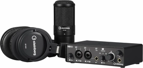 Steinberg Recording Pack With IXO22 Audio Interface, Studio Condenser Mic, Monitor Headphones, Cubase AI, Cubasis LE, WaveLab LE and Steinberg Plus Software studio monitors,nearfield speakers,mixing reference monitors,