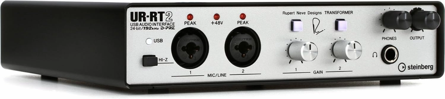 Steinberg UR-RT2 Interface with Rupert Neve Designs Transformers audio interface,USB interface,music recording input,