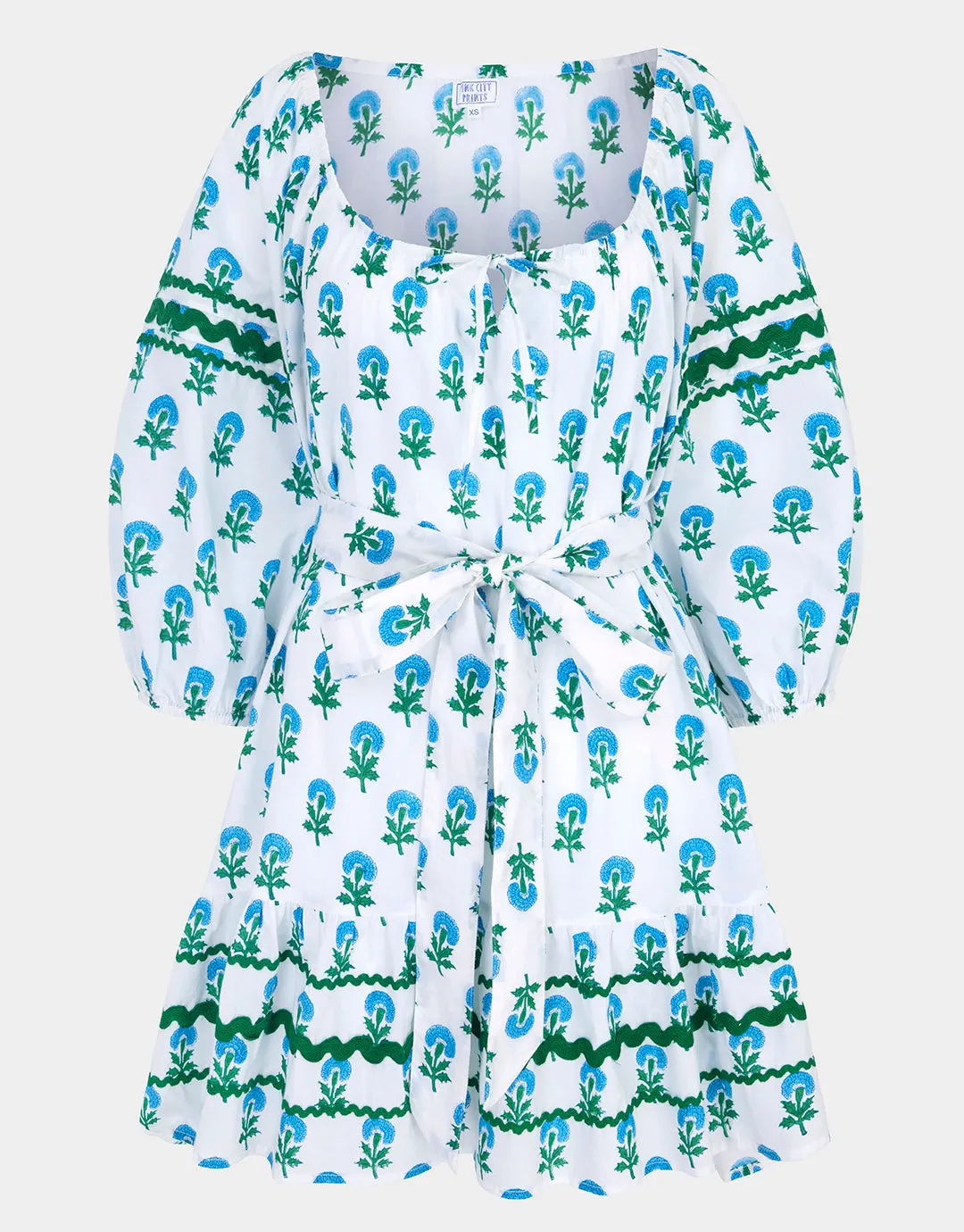 Stella Dress - Aqua Marigold