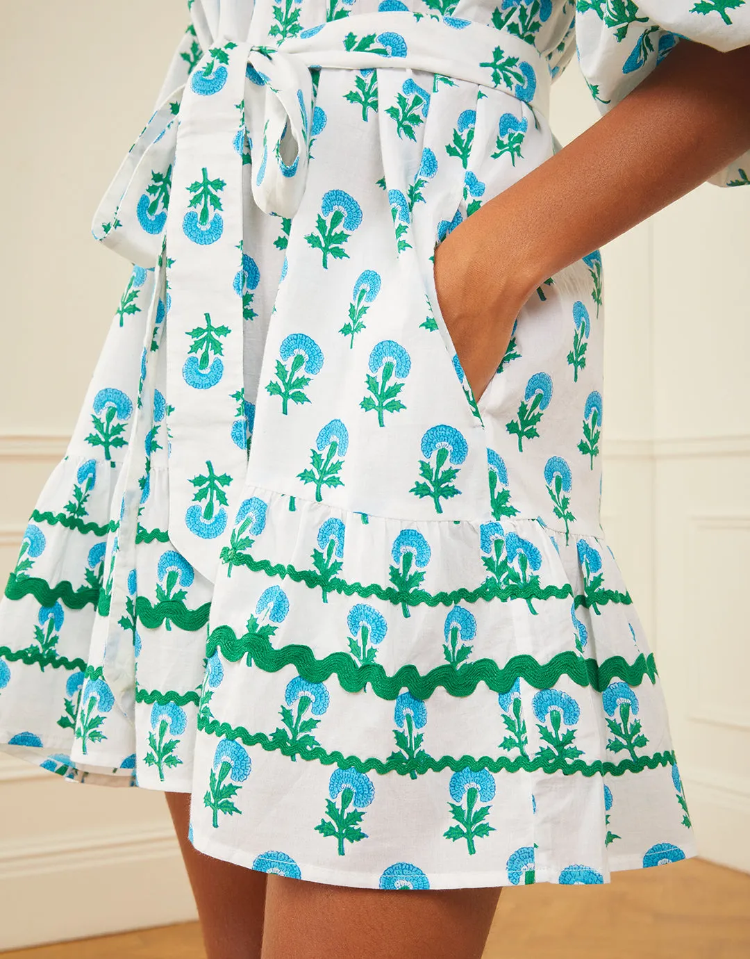 Stella Dress - Aqua Marigold