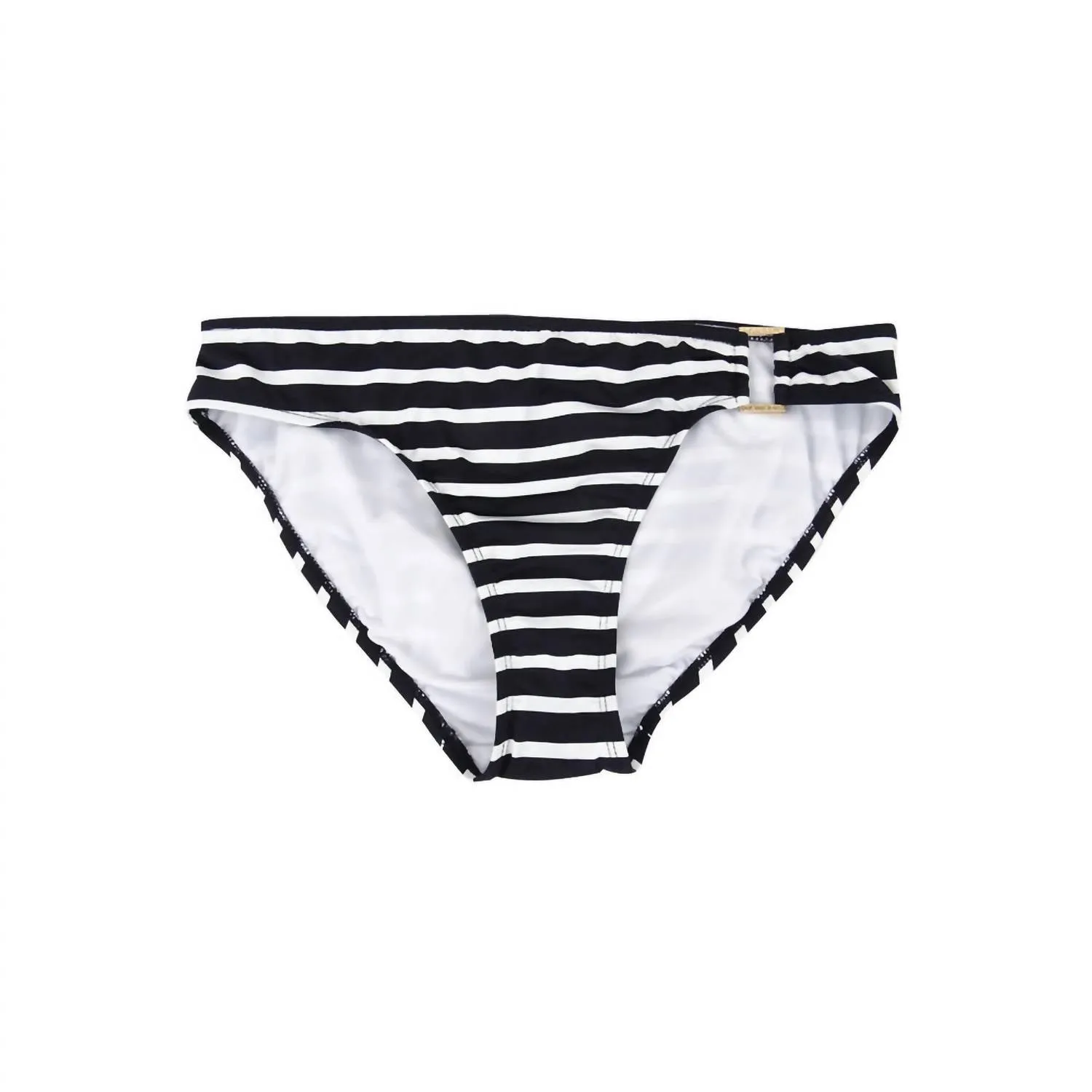 Stripe Mix Ring Front Hipster In Black