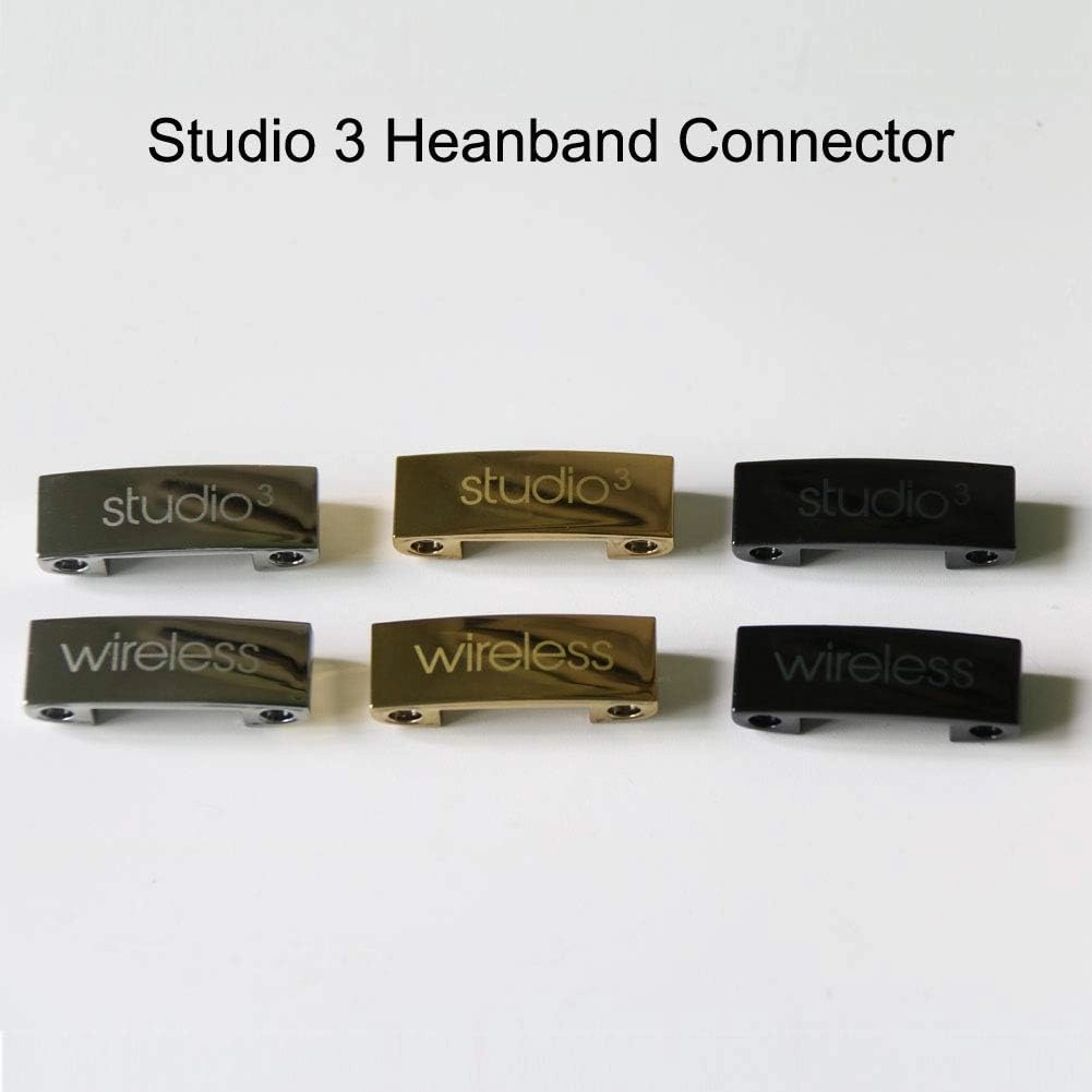 Studio 3 Headband Connector Hinge Replacement Metal Repair Parts for Studio 3 3.0 Wireless Over Ear Headphone (Matte Black   Not Fit Solo Series Headphone)