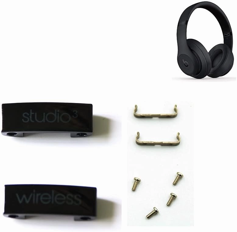 Studio 3 Headband Connector Hinge Replacement Metal Repair Parts for Studio 3 3.0 Wireless Over Ear Headphone (Matte Black   Not Fit Solo Series Headphone) reference headphones,neutral sound headphones,monitor headphones,