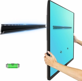 Studless TV Wall Mount for 32-75 inch TVs, No Drill Drywall TV Bracket Holds up to 150 lbs, Bubble Level Included, Low Profile, No Stud, Easy to Install for Bedroom Living Room speaker wall mount,audio bracket,AV wall mounting,