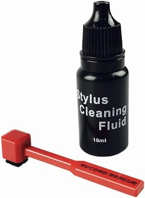 Stylus Cleaning Kit - Carbon Fiber Stylus Brush & 10ML Stylus Cleaning Fluid | Record Rescue record cleaning kit,vinyl cleaner,stylus brush set,