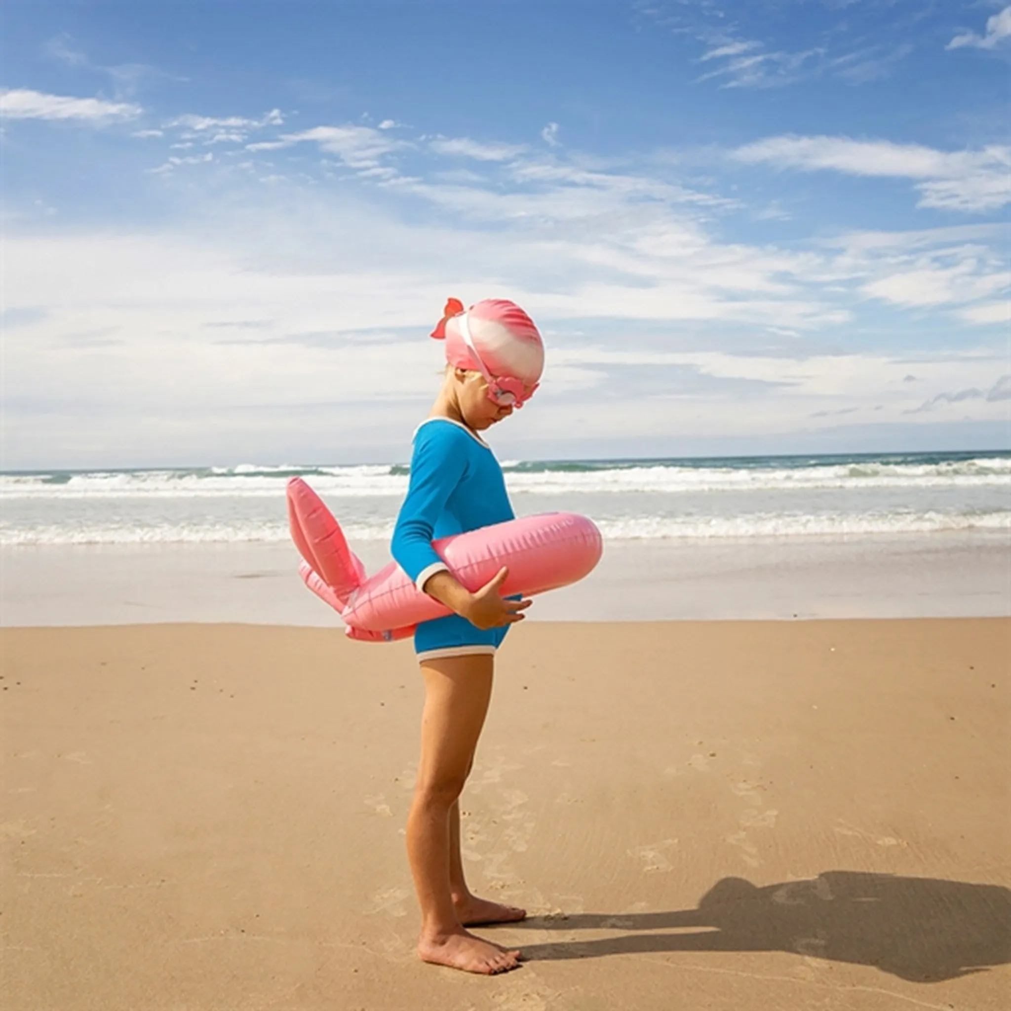 SunnyLife Swimming Cap Ocean Treasure Rose Ombre