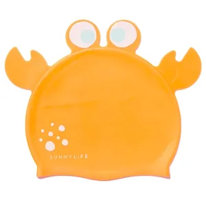 SunnyLife Swimming Cap Sonny the Sea Creature Neon Orange