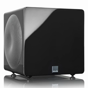 SVS 3000 Micro Sealed Subwoofer with Fully Active Dual 8" Drivers (Piano Gloss Black) Subwoofers,Bass Speakers,Woofers