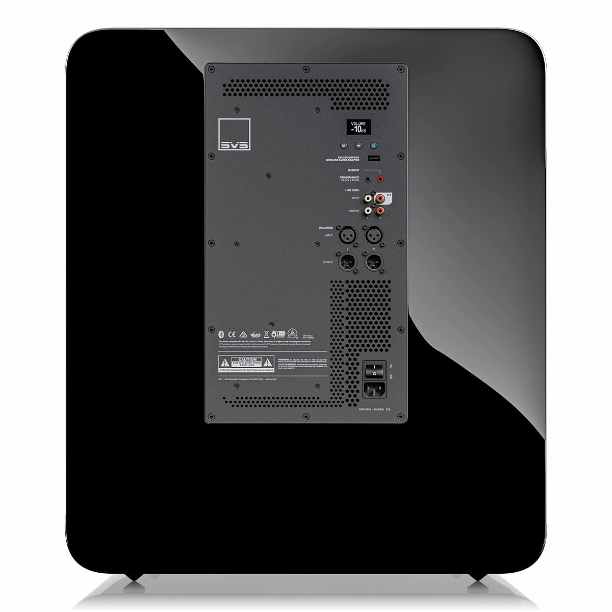 SVS PB17-Ultra 17 Inch Powered Subwoofer with Ported Box and DSP Control (Piano Gloss Black)