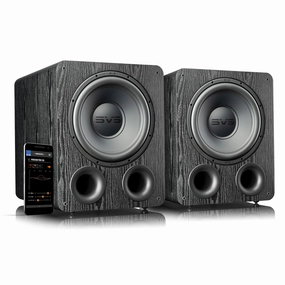 SVS PB-1000 Pro Ported Subwoofers - Pair (Premium Black Ash) Subwoofers,Bass Speakers,Woofers