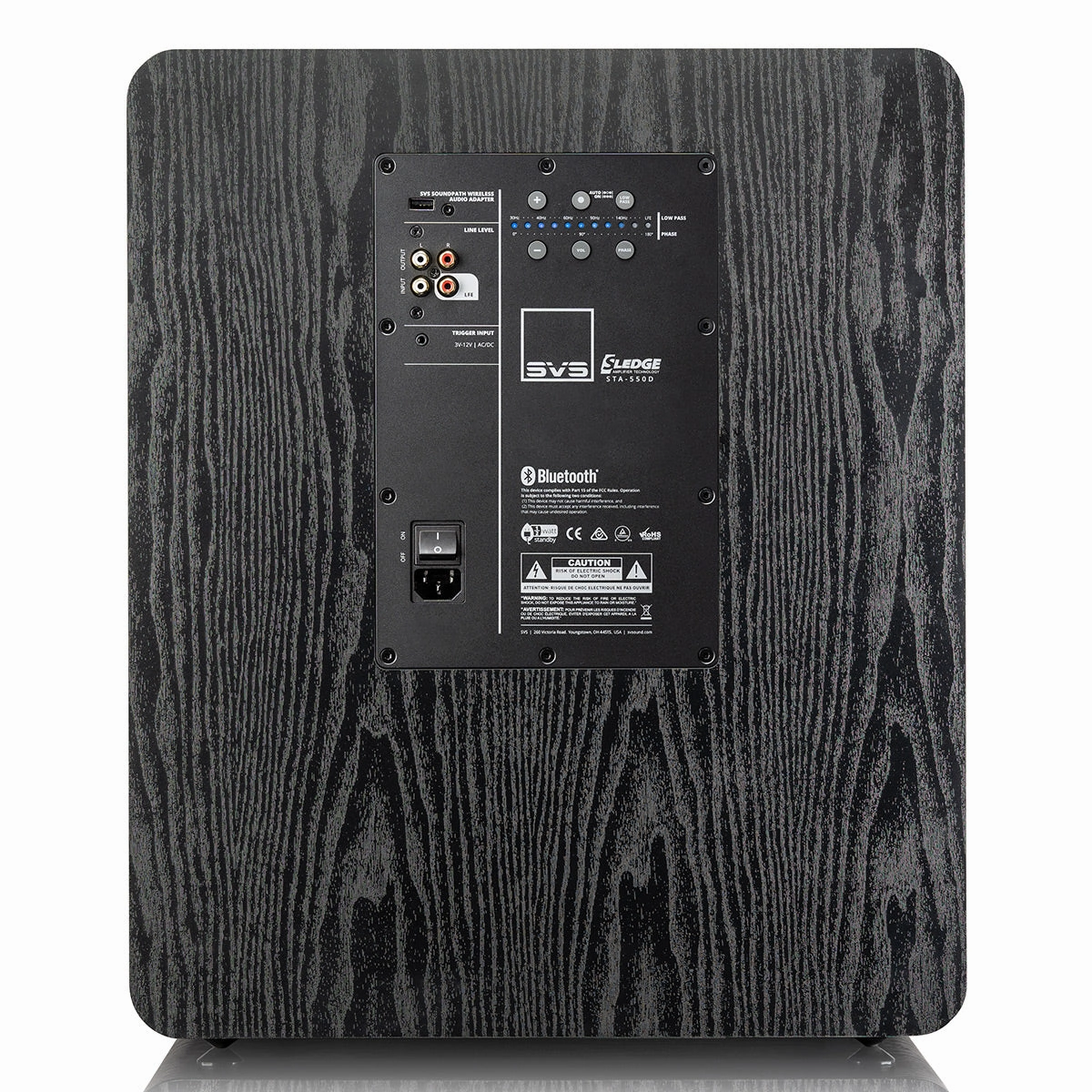SVS PB-2000 Pro 12 Inch Ported Subwoofer with SoundPath Wireless Audio Adapter (Premium Black Ash)