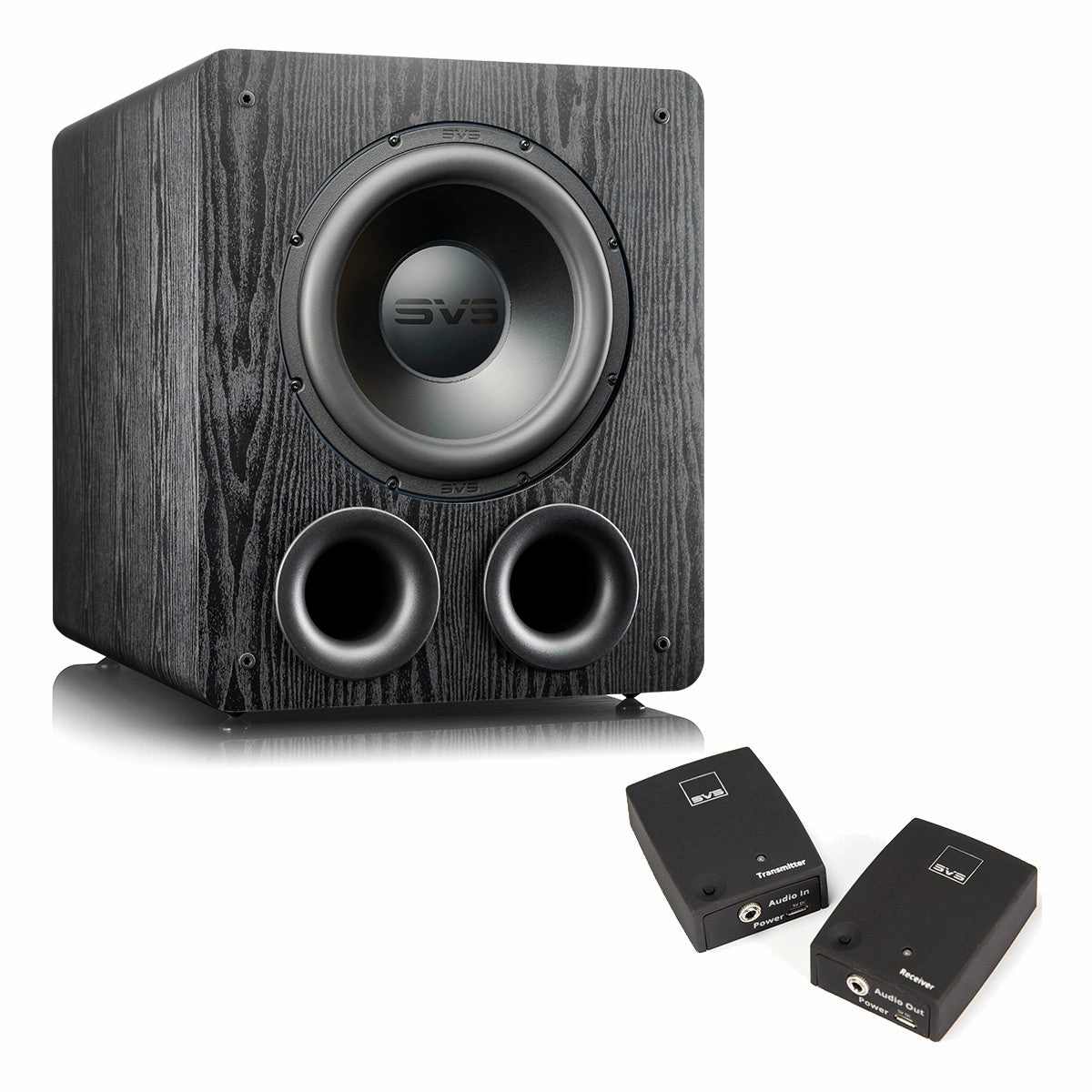 SVS PB-2000 Pro 12 Inch Ported Subwoofer with SoundPath Wireless Audio Adapter (Premium Black Ash) Subwoofers,Bass Speakers,Woofers