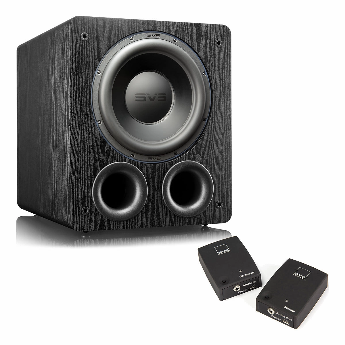 SVS PB-3000 13 Inch Ported Subwoofer with SoundPath Wireless Audio Adapter (Premium Black Ash) Subwoofers,Bass Speakers,Woofers