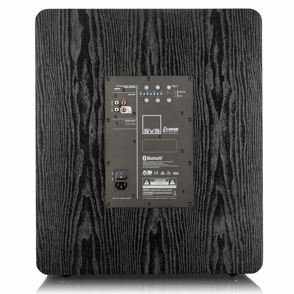 SVS PB-3000 13 Inch Ported Subwoofer with SoundPath Wireless Audio Adapter (Premium Black Ash)