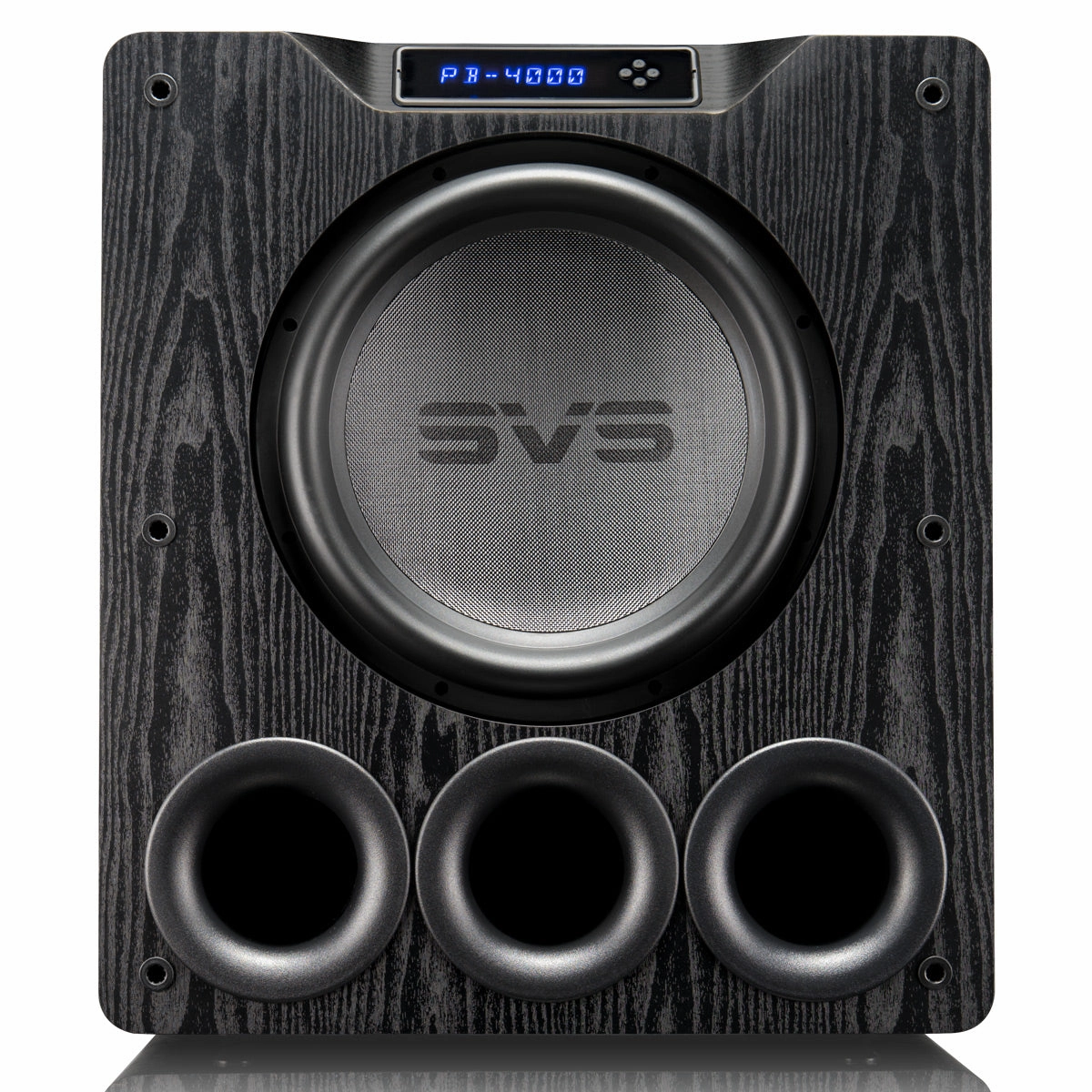 SVS PB-4000 13.5 Inch Ported Box Subwoofer with SoundPath Wireless Audio Adapter (Premium Black Ash)