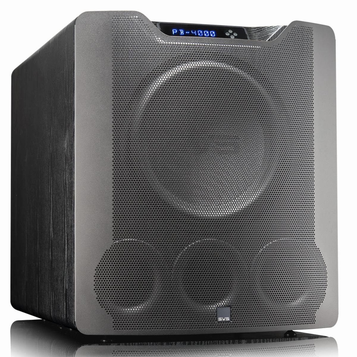 SVS PB-4000 13.5 Inch Ported Box Subwoofer with SoundPath Wireless Audio Adapter (Premium Black Ash)
