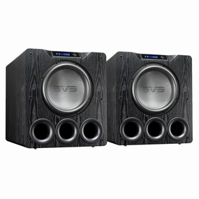 SVS PB-4000 13.5" 1200W Ported Box Subwoofers - Pair (Premium Black Ash) Subwoofers,Bass Speakers,Woofers