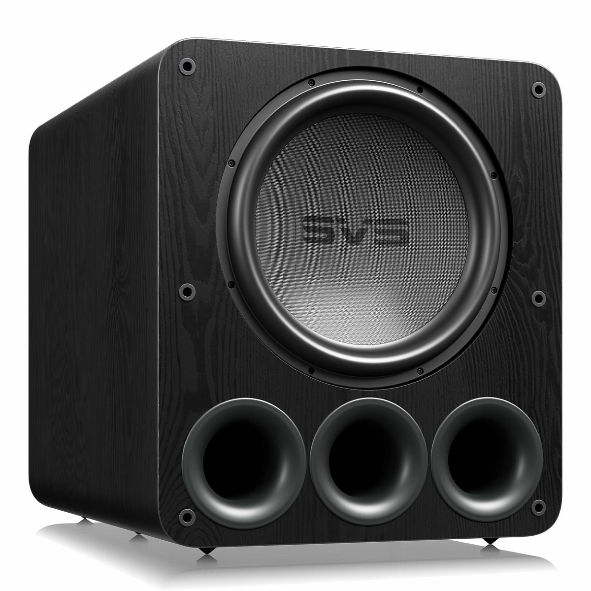 SVS PB-5000 15 Inch Ported Powered Subwoofer with SoundPath Wireless Audio Adapter (Black Ash)