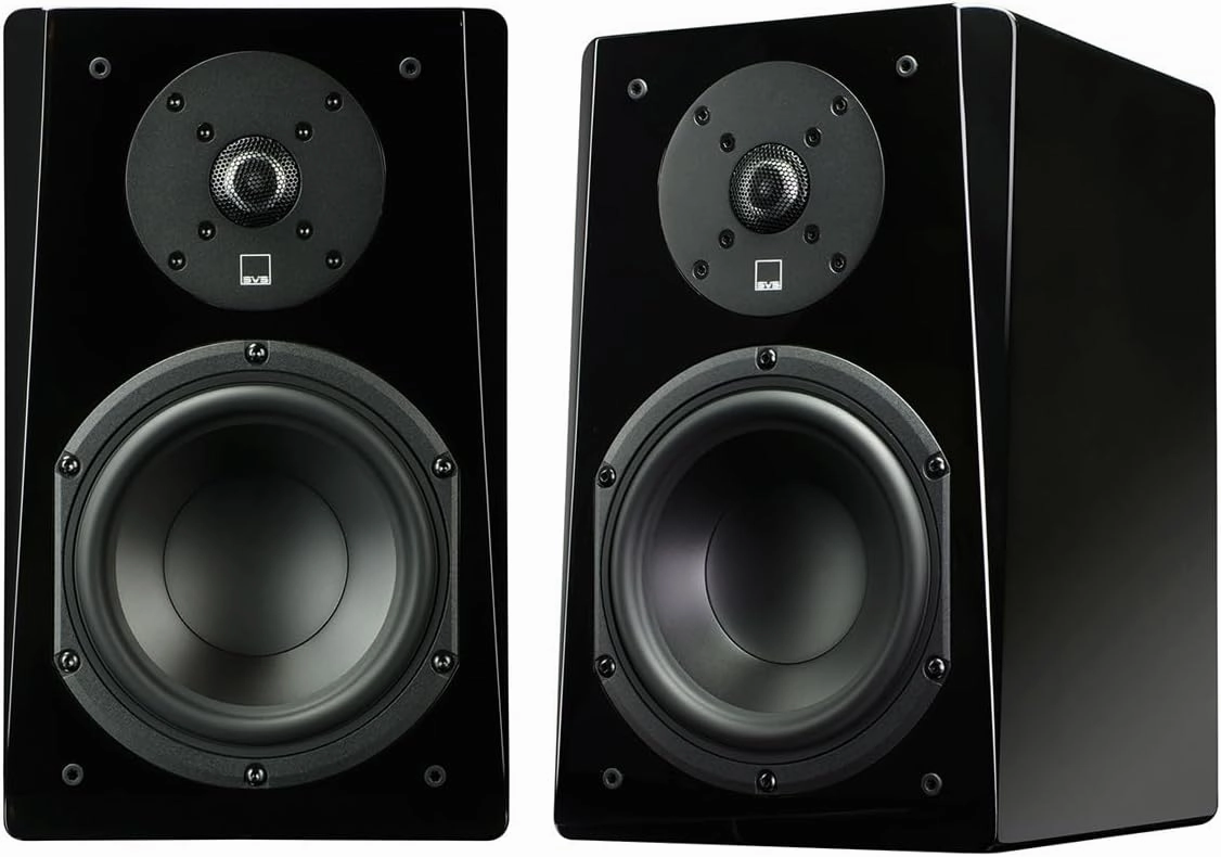 SVS Prime Bookshelf Speakers - Pair (Piano Gloss Black) bookshelf speakers,compact stereo speakers,hi-fi shelf speakers,