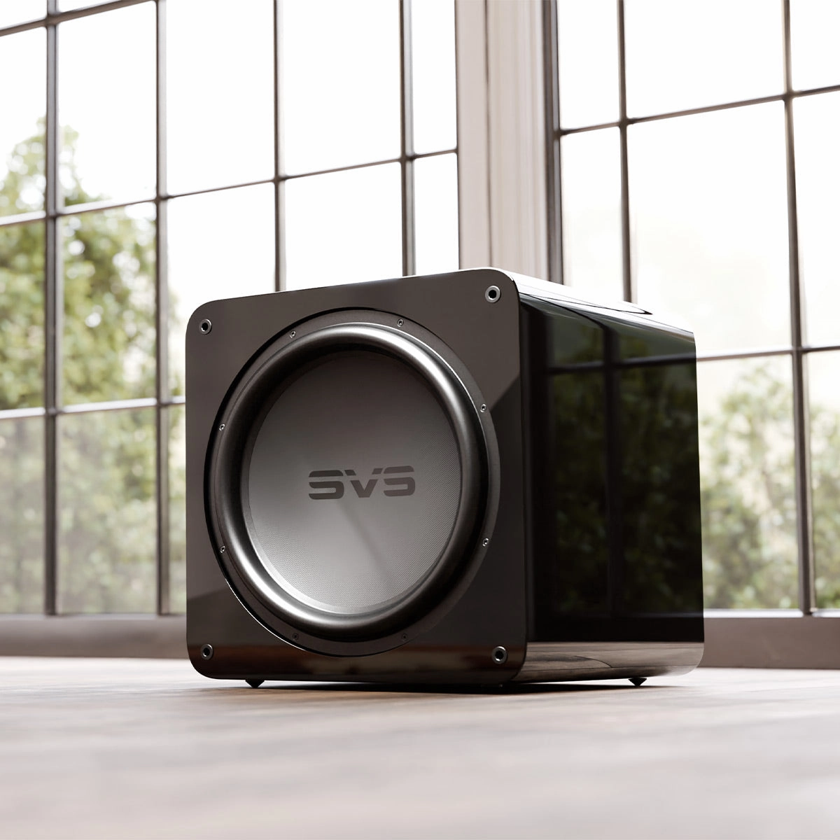 SVS SB17-Ultra 17 Inch Sealed Subwoofer with SoundPath Wireless Audio Adapter (Piano Gloss Black)