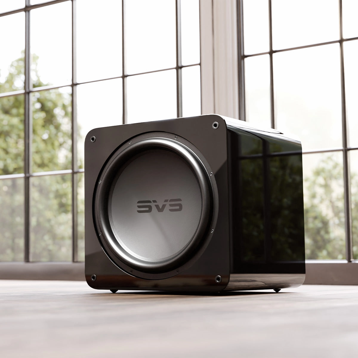 SVS SB17-Ultra 17 Inch Sealed Subwoofer with SoundPath Wireless Audio Adapter (Piano Gloss Black)