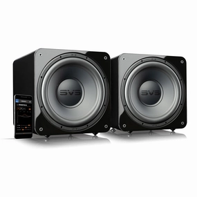 SVS SB-1000 Pro Sealed Subwoofers - Pair (Piano Gloss Black) Subwoofers,Bass Speakers,Woofers