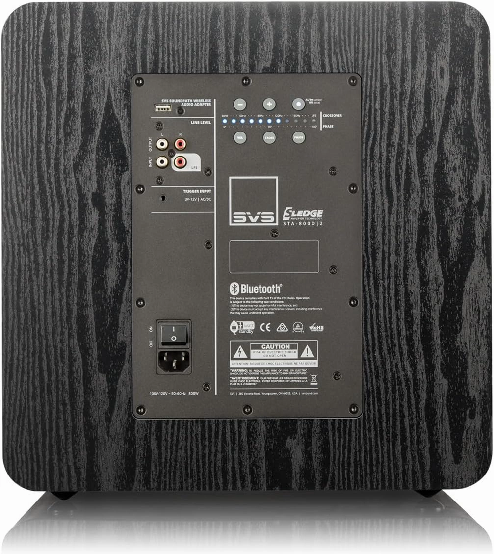 SVS SB-3000 13" Sealed Subwoofer (Black Ash)
