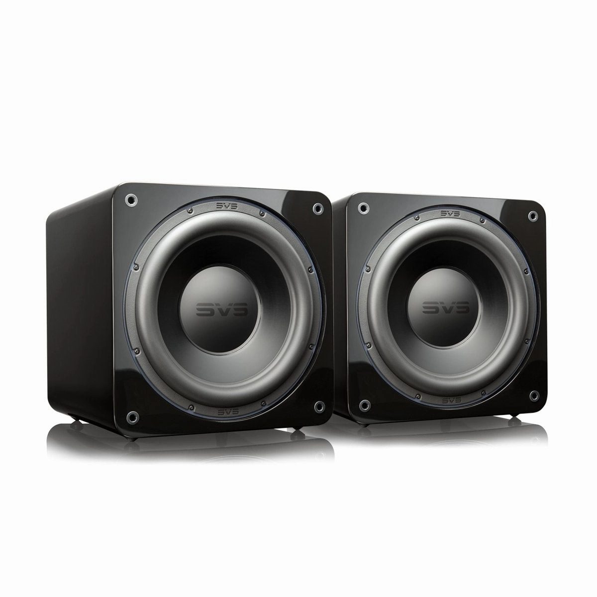 SVS SB-3000 13" Sealed Subwoofers with 800W RMS, 2,500W Peak Power, Sealed Cabinet - Pair (Piano Gloss Black) Subwoofers,Bass Speakers,Woofers