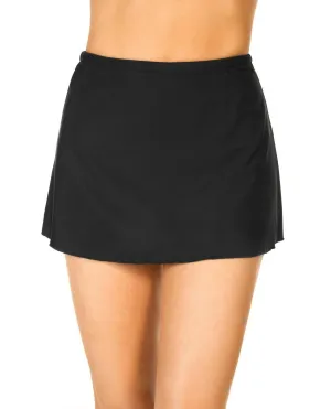 Swim Skirt Bottom In Black