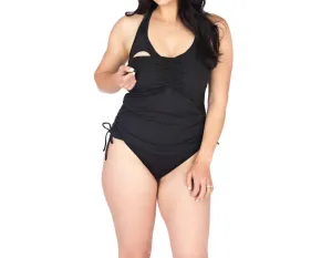 Swimfit Nursing & Maternity Tankini In Black