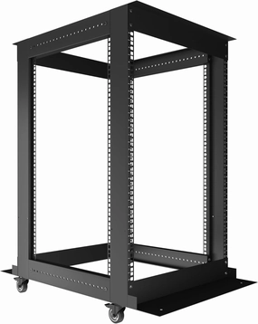 Sysracks Open Frame Server Rack 18U - Adjustable 19-inch Rackmount for Data Center, Network, and Home Server - 440lb Capacity, Vented - Ideal for IT Equipment, Servers, Networking Gear Relay rackmount gear,audio rack equipment,studio rackmounts,