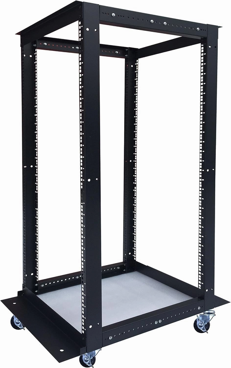 Sysracks Open Frame Server Rack 22U - Adjustable 19-inch Rackmount for Data Center, Network, and Home Server - 440lb Capacity, Vented - Ideal for IT Equipment, Servers, Networking Gear Relay rackmount gear,audio rack equipment,studio rackmounts,
