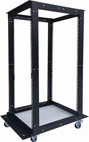 Sysracks Open Frame Server Rack 22U - Adjustable 19-inch Rackmount for Data Center, Network, and Home Server - 440lb Capacity, Vented - Ideal for IT Equipment, Servers, Networking Gear Relay rackmount gear,audio rack equipment,studio rackmounts,