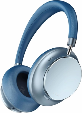 T-fun NC35 Hybrid Active Noise Cancelling Headphones, 360 Spatial Audio with Head Tracking, Over Ear Headphones Wireless Bluetooth 5.3, 55H ANC Playtime, Deep Bass, Custom EQ via App, for Travel Home noise cancelling headphones,ANC headphones,travel headph
