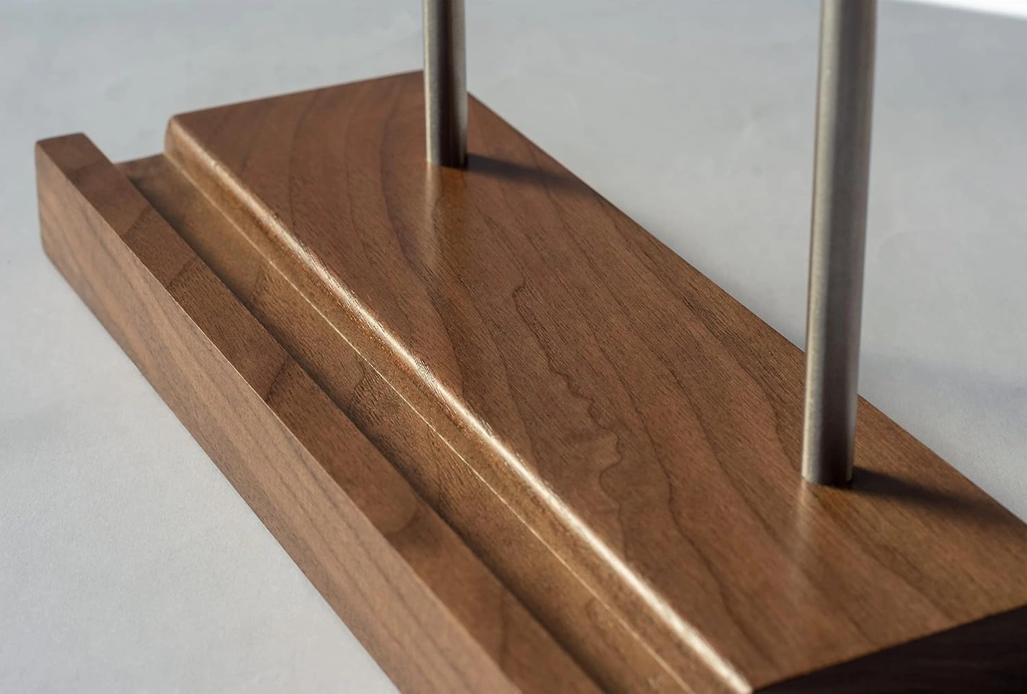 Tabletop Solid Walnut Now Playing Vinyl Holder, Vinyl Display Stand, Record Holder for Albums, Ipad