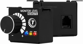 Taramps Monitor Level Remote Controller Volume Regulator Bass Knob Exclusively for Taramps Specific Amplifier, Volume Remote, Black, Small, Adjuster Integrated LEDs: On, Clip and Protection. integrated amplifier,stereo receiver,hi-fi amp combo,