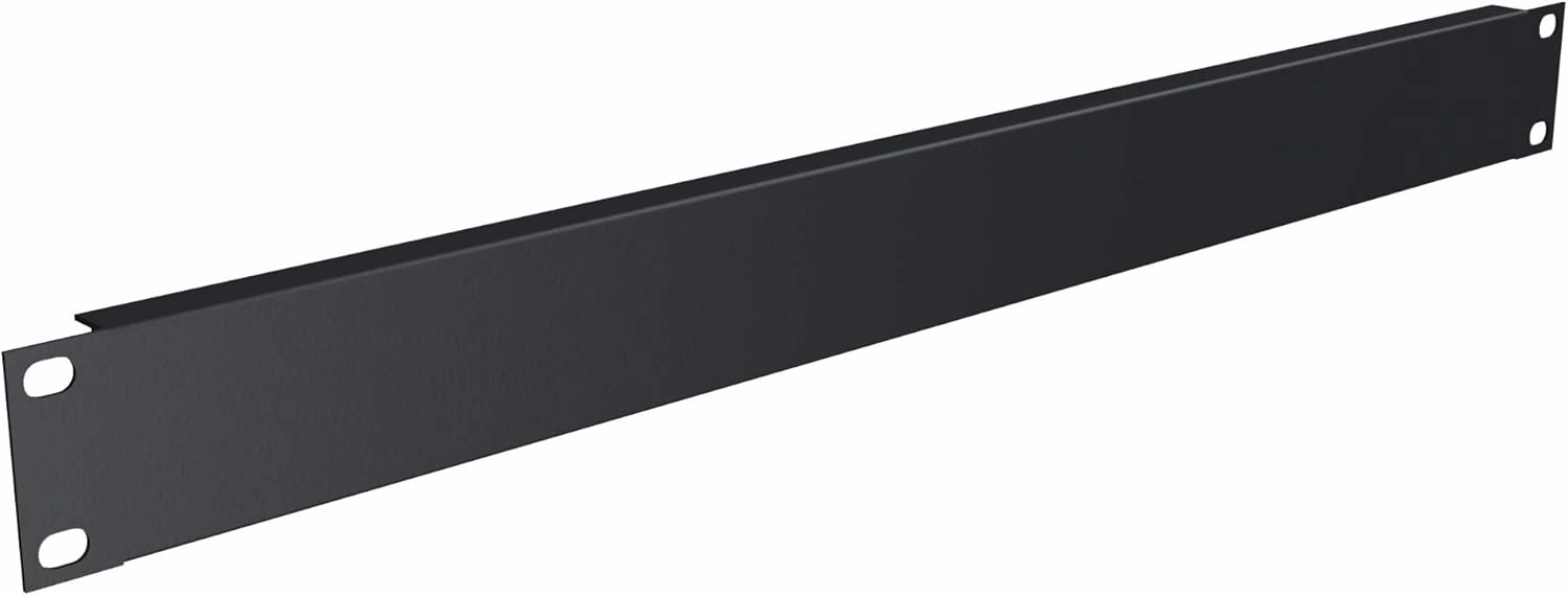 TCH Hardware 1U Space Server AV Rack Mount Blank Panel Spacer - Black Steel 19" music server,hi-fi media server,digital audio storage,