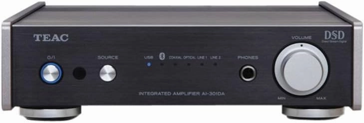 Teac AI-301DA-BK Integrated Amplifier with Bluetooth USB and DAC (Black) integrated amplifier,stereo receiver,hi-fi amp combo,