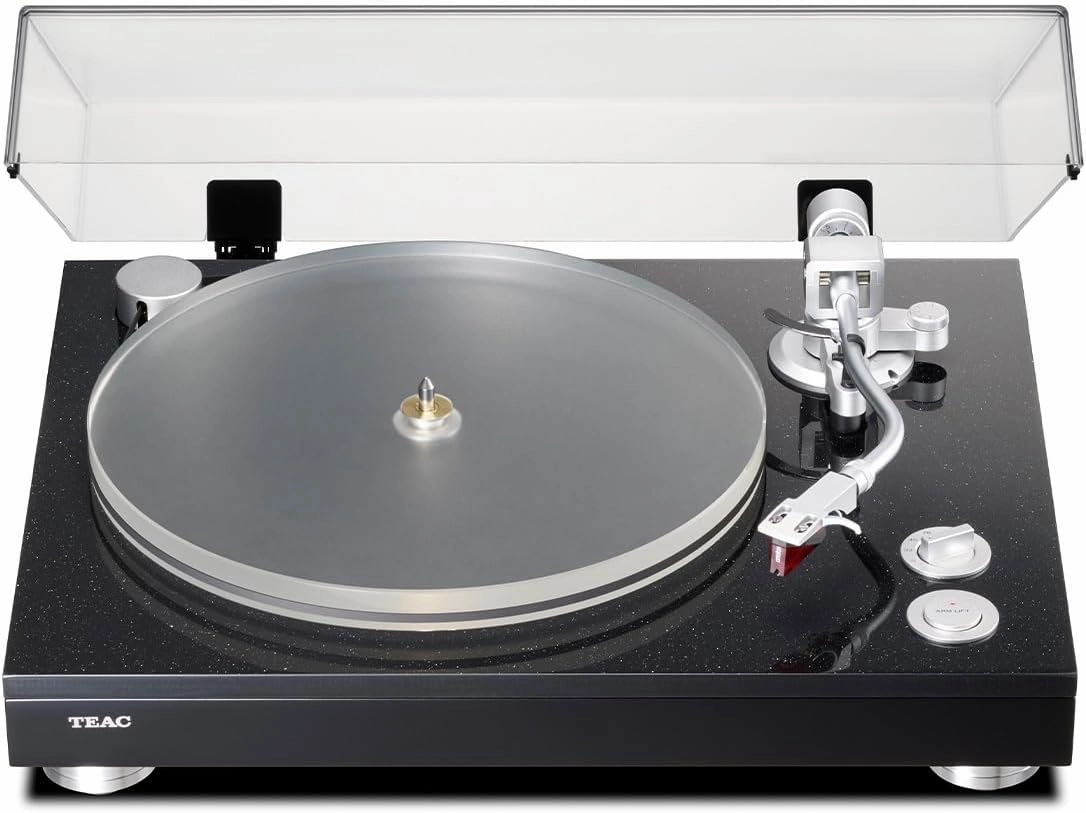 Teac TN-5BBMB Belt-Drive Analog Turntable with XLR Balanced Output (TN5BBMB) belt-drive turntable,vinyl record player,audiophile turntable,