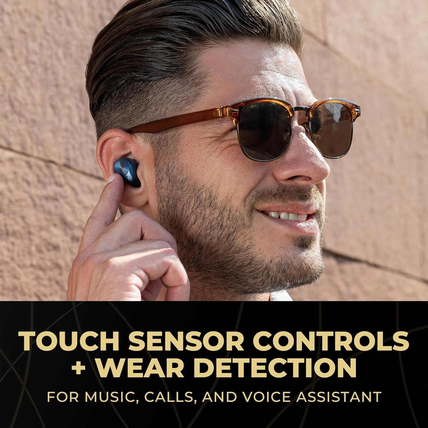 Technics Premium Hi-Fi True Wireless Bluetooth Earbuds with Advanced Noise Cancelling, 3 Device Multipoint Connectivity, Wireless Charging, Hi-Res Audio   Enhanced Calling - EAH-AZ80-A (Midnight Blue)