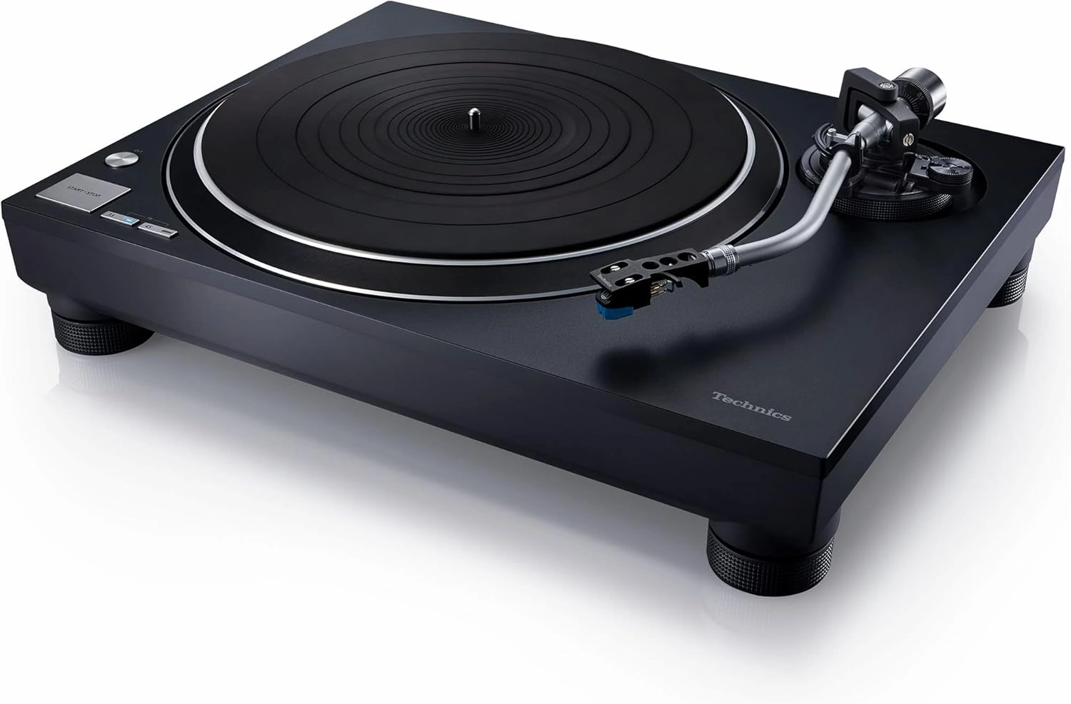 Technics Turntable, Premium Class HiFi Record Player with Coreless Direct, Stable Playback, Audiophile-Grade Cartridge and Auto-Lift Tonearm, Dustcover Included  SL-100C, Black (SL-100C-K) direct-drive turntable,DJ turntable,hi-torque vinyl deck,