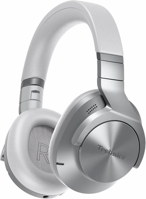 Technics Wireless Noise Cancelling Headphones, 50 Hours Battery Life, High-Fidelity Bluetooth Headphones with Multi-Point Connectivity, Impressive Call Quality, and Comfort Fit - EAH-A800-S Silver audiophile headphones,high-end headphones,studio over-ear,