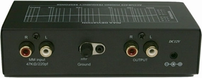 Technolink TC-750 Audiophile RIAA Phono Preamp, 85dB S/N, Black or Silver, Your Choice (Black w/ 1000mA Adaptor Upgrade) phono preamp,turntable amplifier,record player preamp,