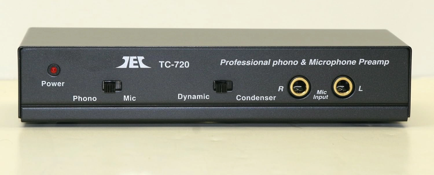 Technolink (TEC) TC-720 Stereo Microphone/RIAA Phono Pre-Amp, Preamp (Preamplifier) phono preamp,turntable amplifier,record player preamp,