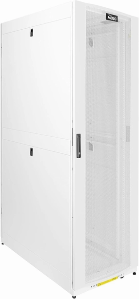 Tecmojo 42U Server Rack Cabinet - PRE-Assembled 24inch Width 42inch Depth IT Network Equipment Cabinet Rack Enclosure with Casters - 3000lbs Weight Capacity(06White) equipment cabinet,AV gear cabinet,component enclosure,