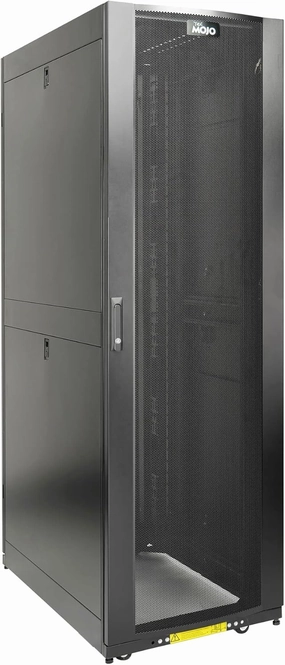 Tecmojo 42U Server Rack Cabinet - PRE-Assembled 24inch Width 48inch Depth IT Network Equipment Cabinet Rack Enclosure with Casters - 3000lbs Weight Capacity(06Black) equipment cabinet,AV gear cabinet,component enclosure,