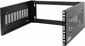 Tecmojo 4U Wall Mount Rack,4U Rack 14 inch Depth,19" Network Rack for Shallow Server and IT Equipment, Network Switches,Patch Panel Bracket,110lbs(50kg) Weight Capacity,Black equipment cabinet,AV gear cabinet,component enclosure,