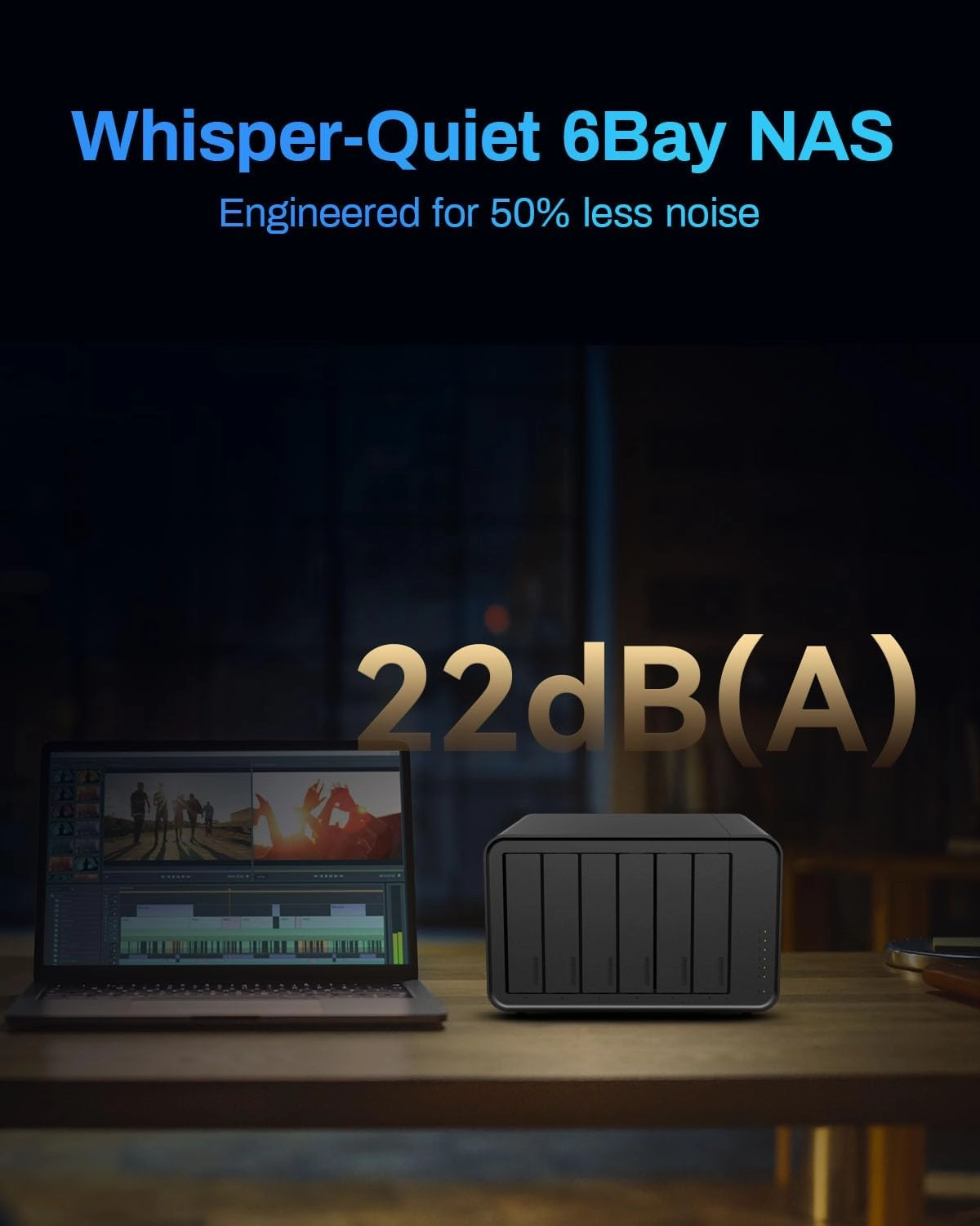 TERRAMASTER F6-424 NAS Storage 6Bay - N95 Quad-Core CPU, 8GB DDR5 RAM, Dual 2.5GbE Ports, Network Attached Storage with High Performance (Diskless)