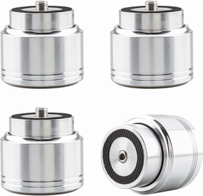 Tertullus 4pcs Aluminum Speaker Isolation Feet Sound Isolation Maglev Feet Speaker Stand Turntable Feet (48mm42mm) isolation pads,speaker feet,vibration dampeners,
