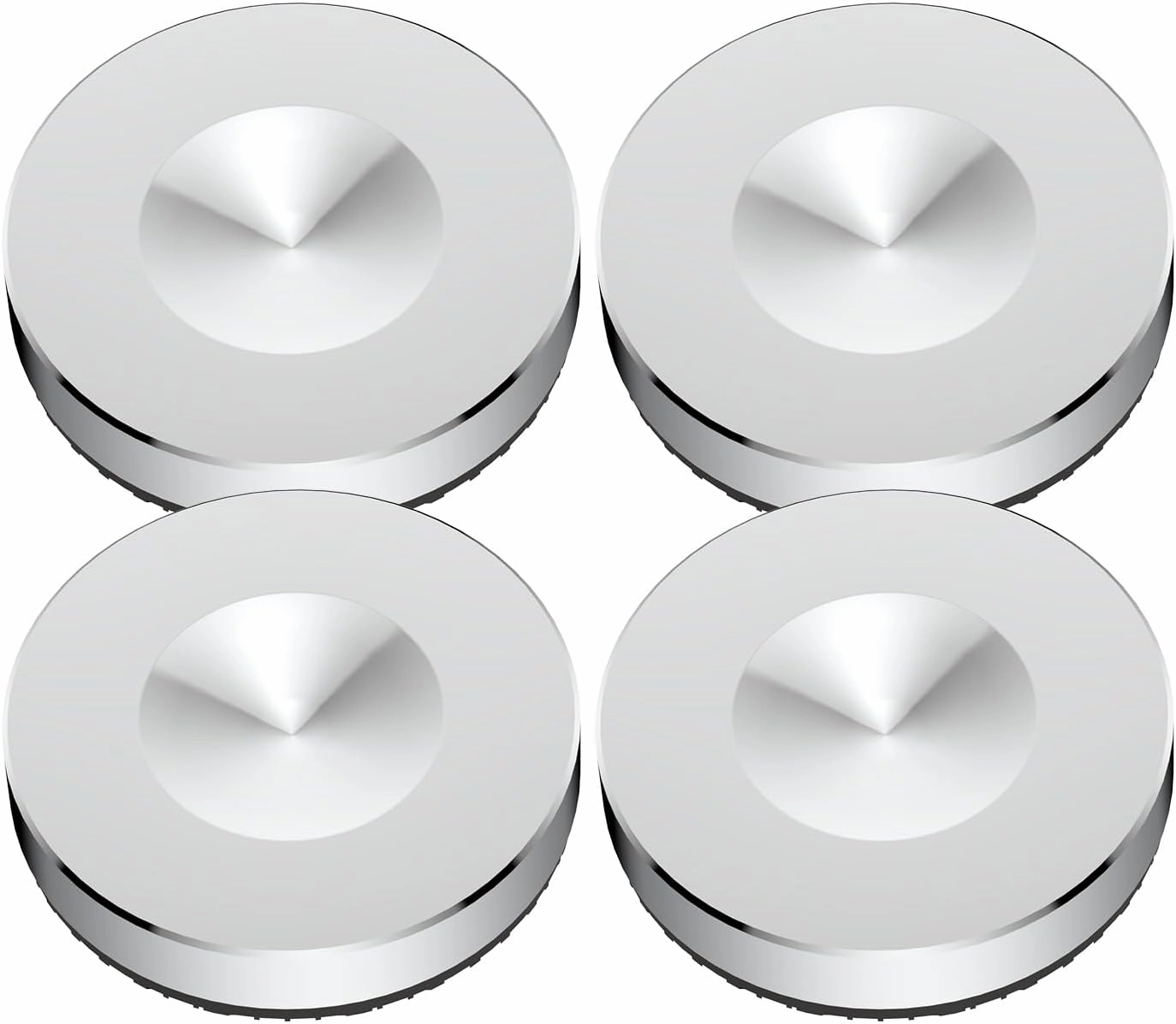 Tertullus Stainless Steel Speaker Spike Pads 4Pcs Cone Shock Floor Protector Base Speaker Isolation Stand Feet isolation pads,speaker feet,vibration dampeners,